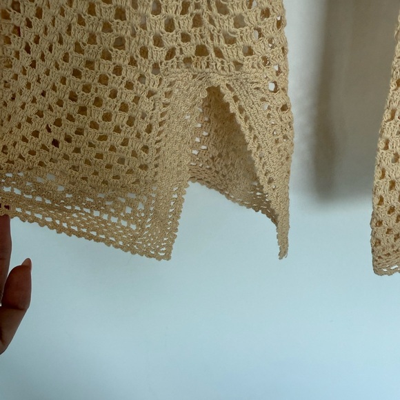 Theory Open Knit Crochet Sweater - Picture 4 of 4